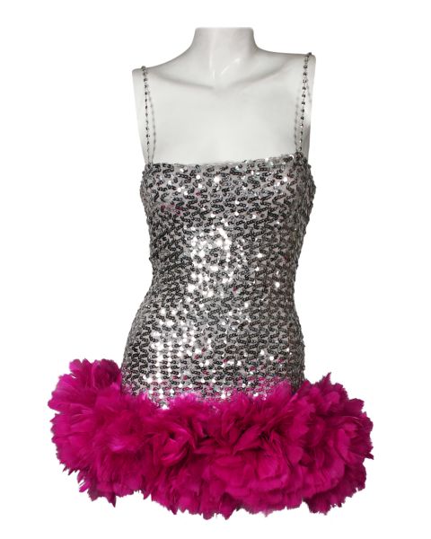 Katy Perry Worn Silver Sequined Dress for 2009 Hollywood Palladium Concert